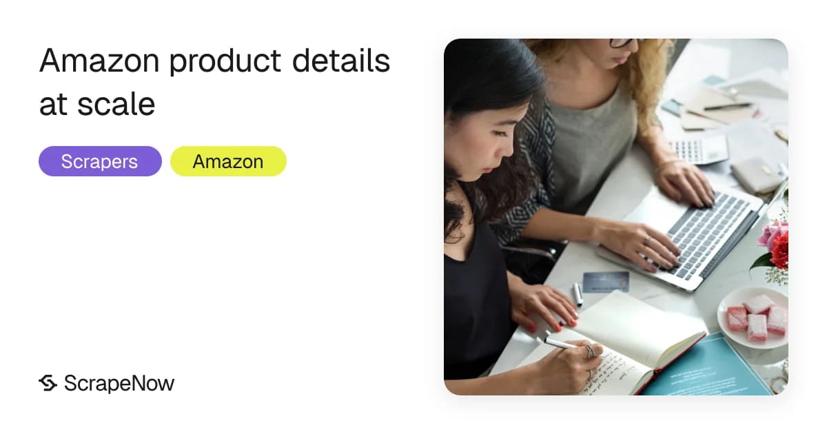 How to extract Amazon product details at scale