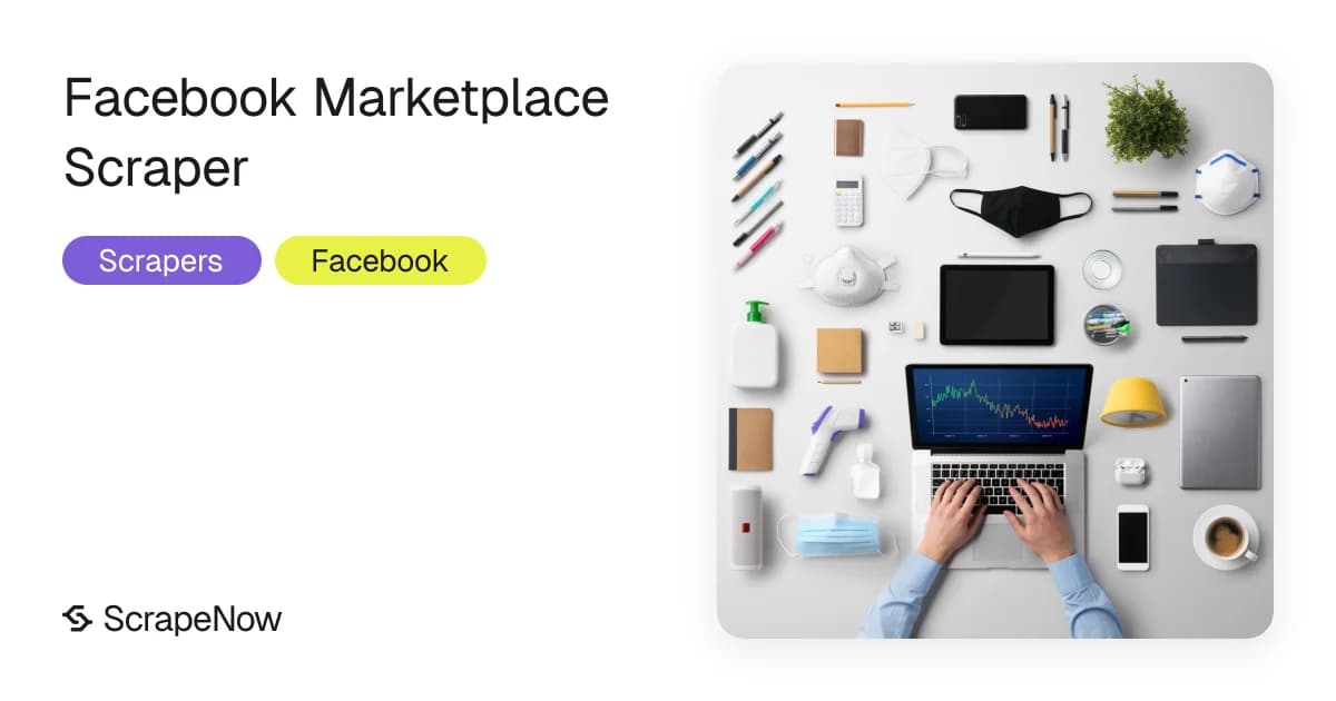 Facebook marketplace scraper for urls and keyword search