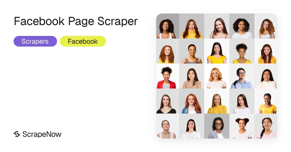 Facebook page scraper for pages and profiles