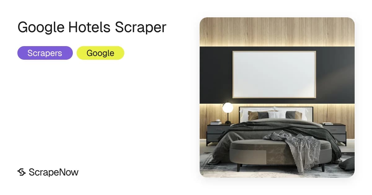 Google hotels scraper for hotel details and contact data