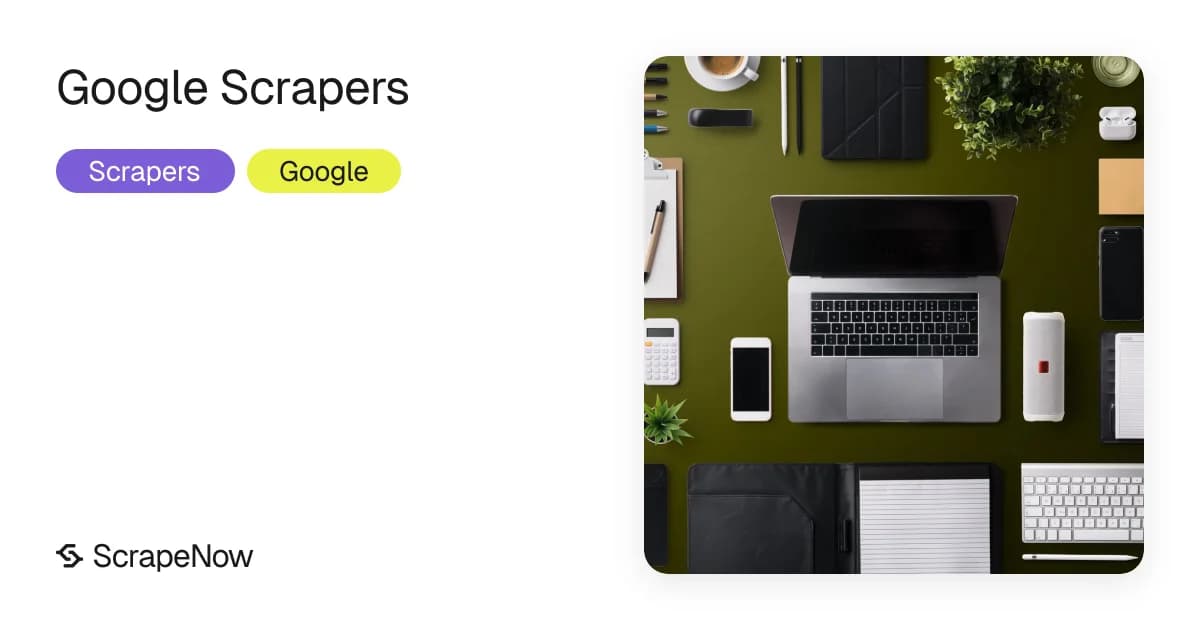 Google scrapers for search, maps, flights, hotels, and AI