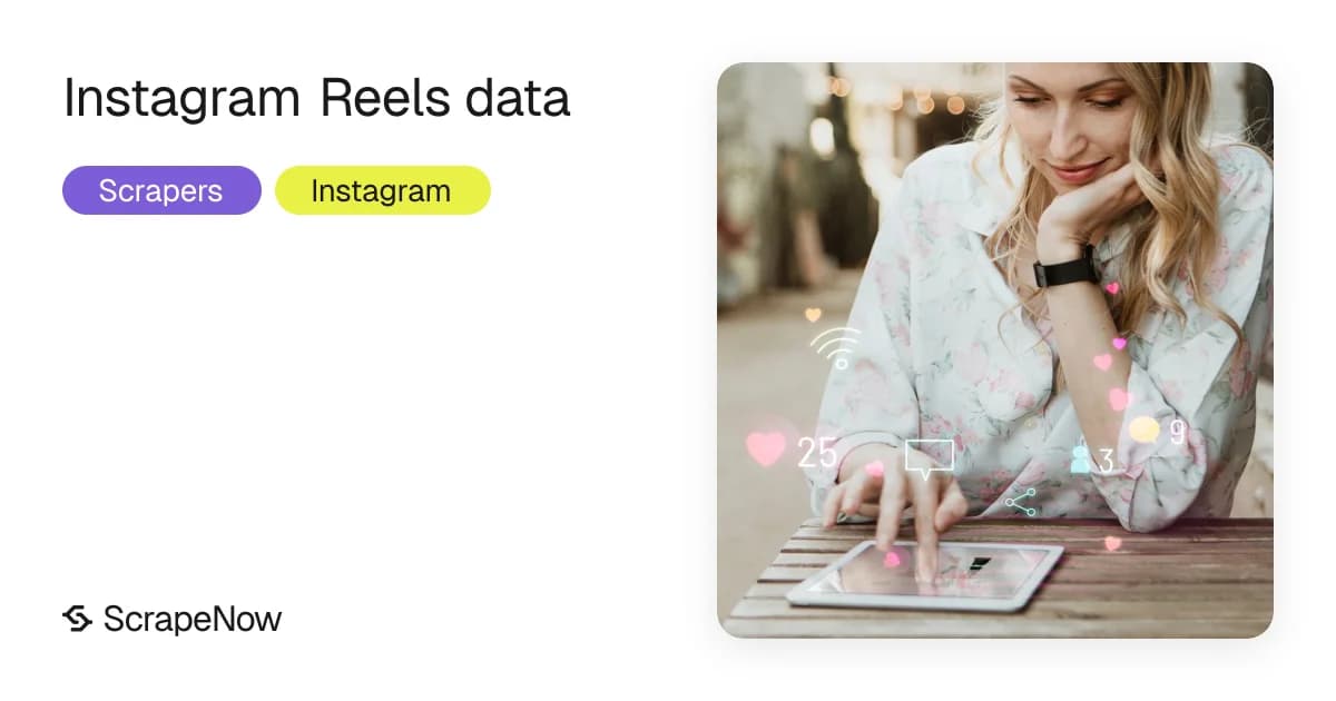 How to scrape Instagram Reels data