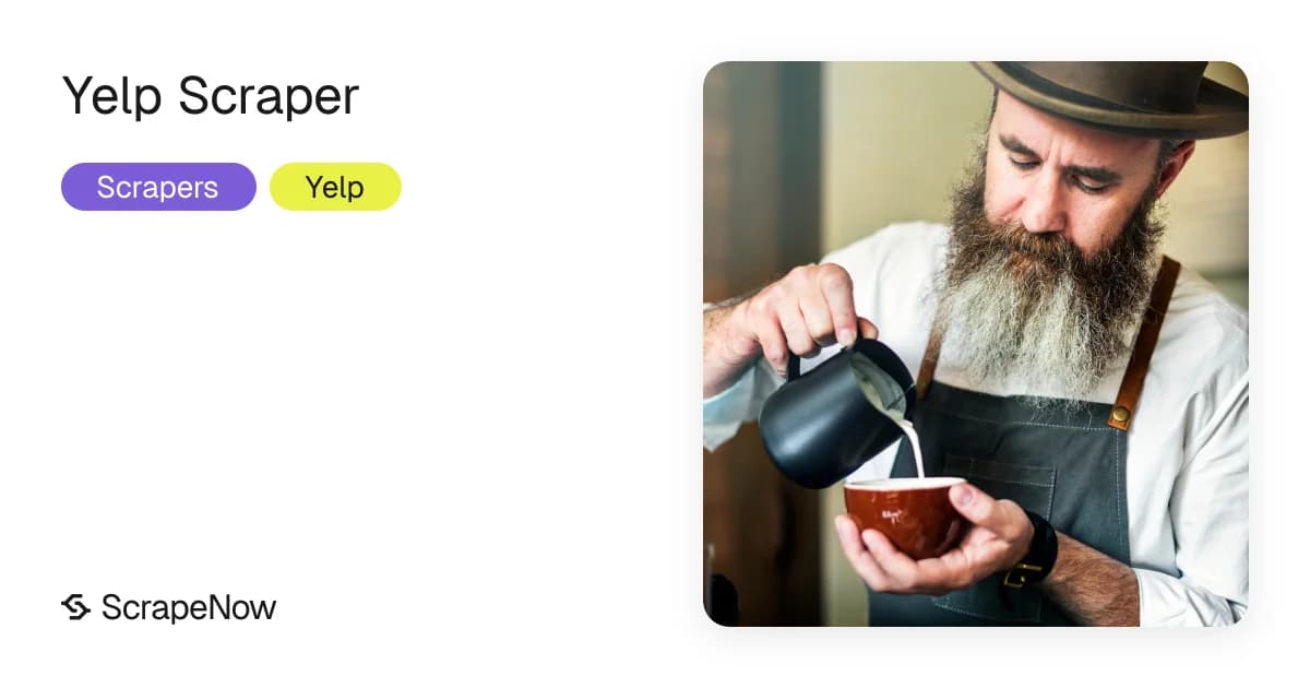 Yelp scraper for local business data