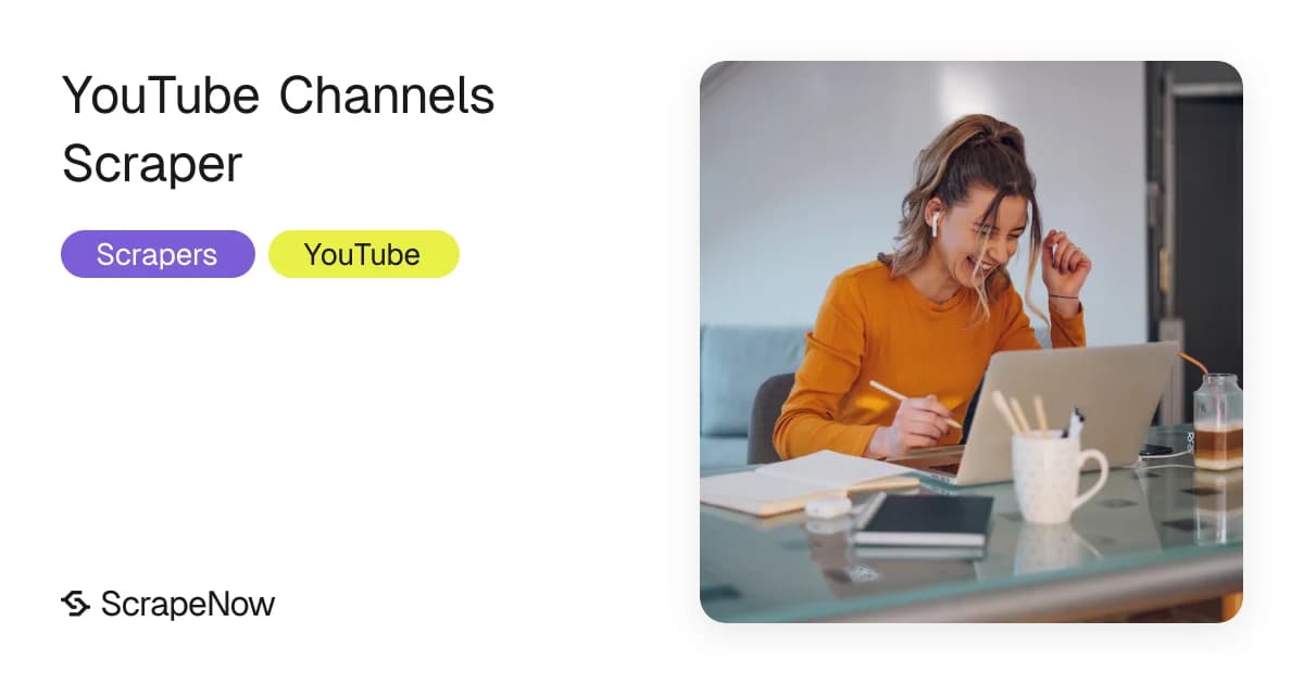 Youtube channels scraper for structured channel enrichment