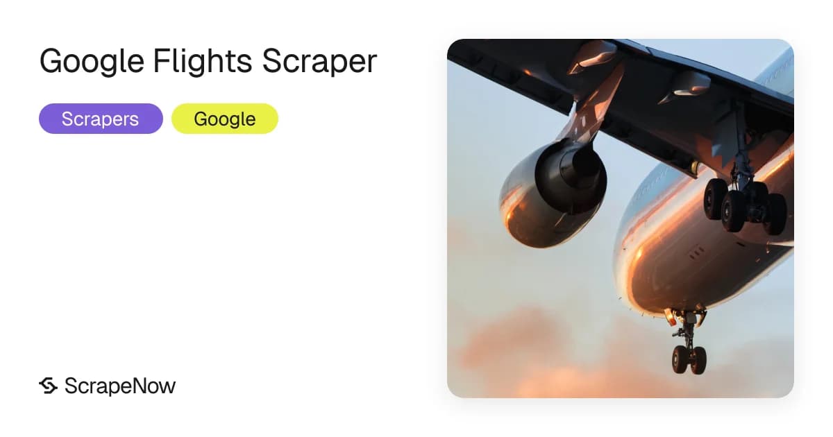 Google Flights scraper for route and fare tracking